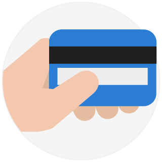 Cartão de crédito ou débito